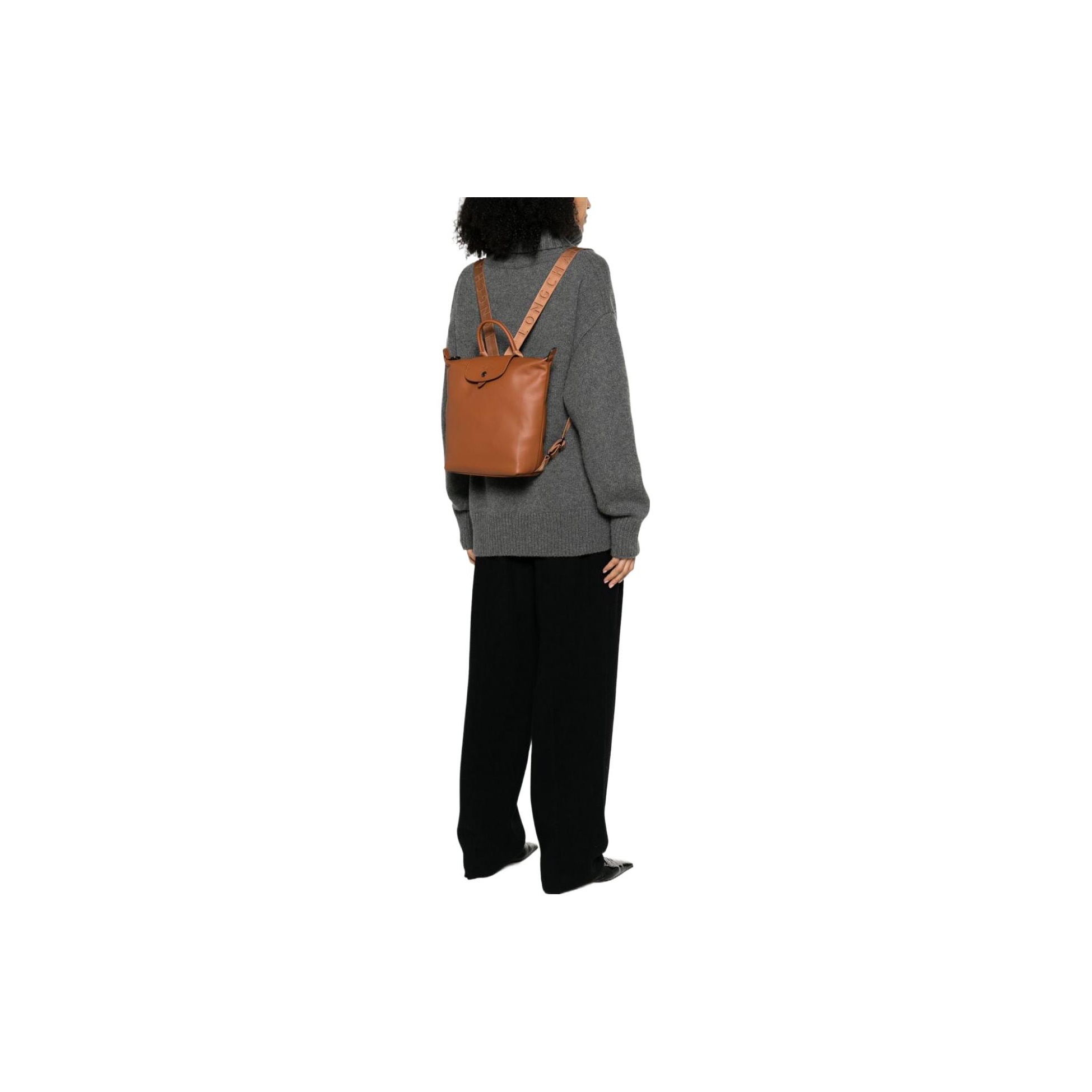 Genuine Leather Backpack - LONGCHAMP Le Pliage Xtra Sığır Derisi