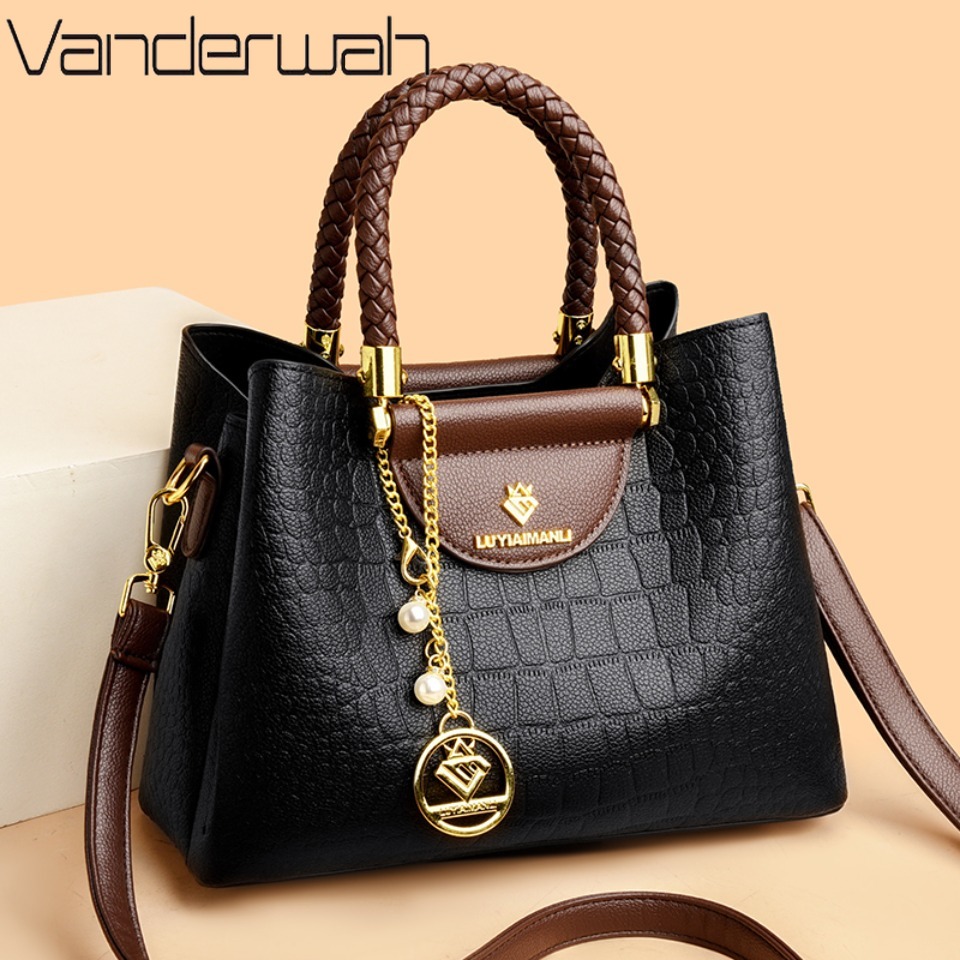 Luxury Bags Reseller - Dokuma Saplı Hakiki Marka Yüksek Kaliteli