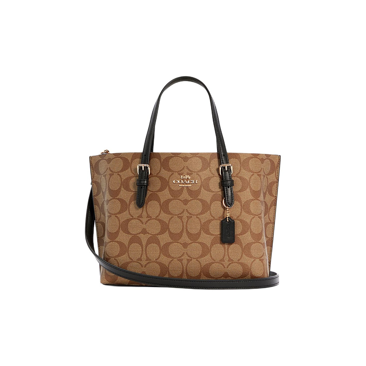Luxury Bags Coach - COACH Mollie Kaplamalı Kanvas ve Pürüzsüz