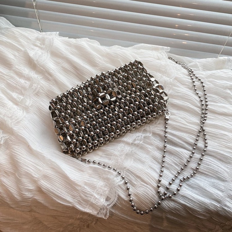 Luxury Bags For Women Sale - PU Lüks Hissi Tek Renk Abiye