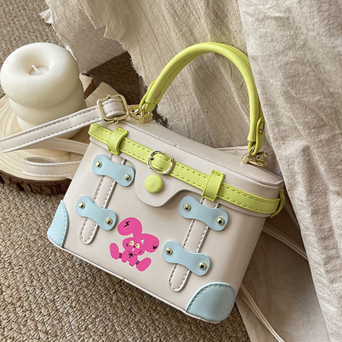 Luxury Bags In China Wholesale - Yeni Lüks Tasarımcı Perçinli PU Deri