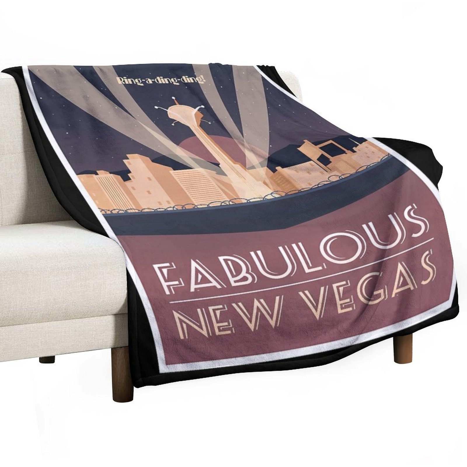 Luxury Bags Vegas - Muhteşem Yeni Vegas (Minimalist) Atma Battaniyesi