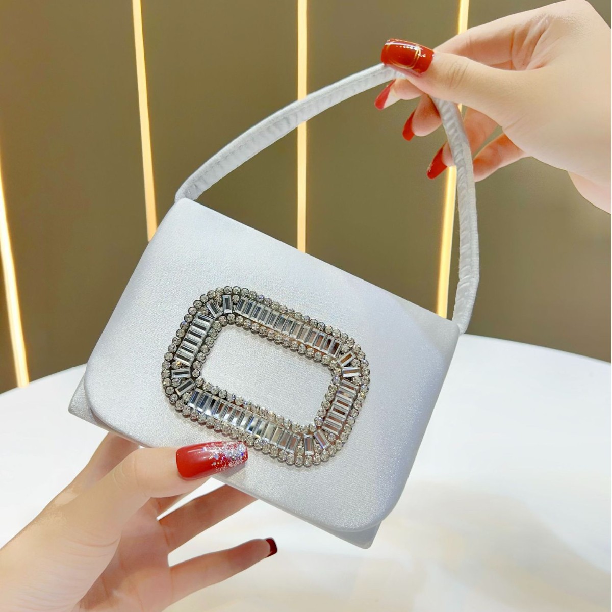 Lüks Mini Kare Çanta kadın Elm - Luxury Bags Mini incelemesi ve fiyatı