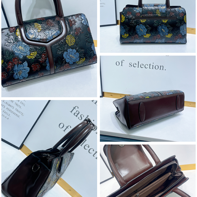 Vintage Çiçek Kabartmalı Bosto - Luxury Bags Vegan Leather incelemesi ve fiyatı