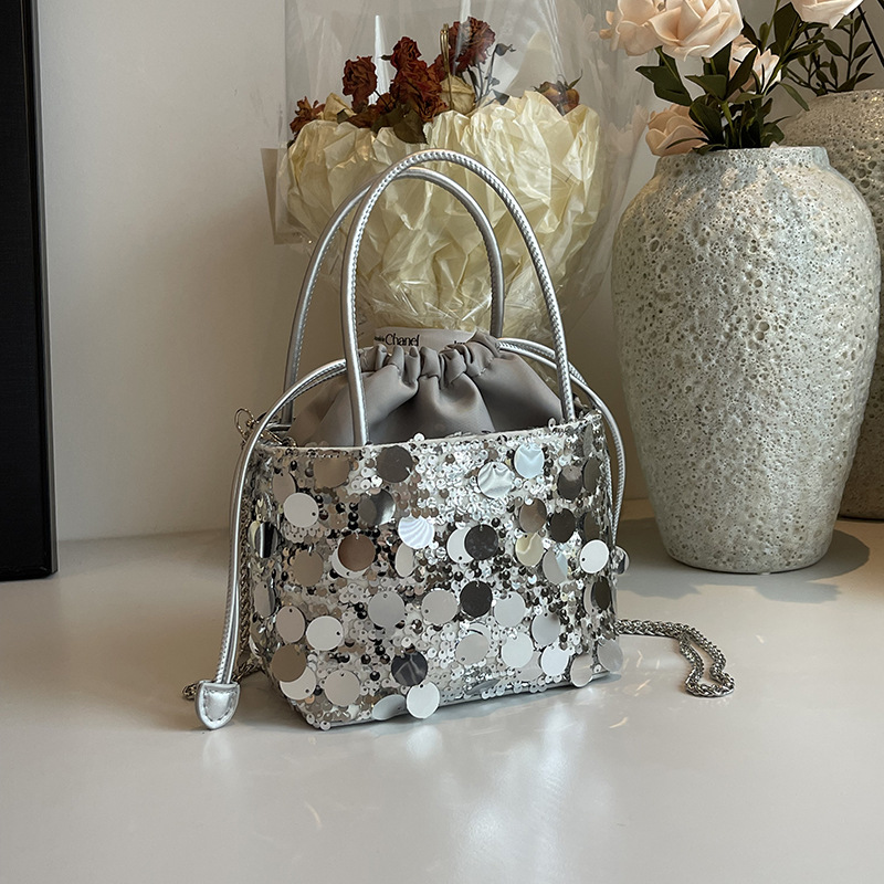 Hafif Lüks Payetler Kova Çanta - Luxury Bags News incelemesi ve fiyatı