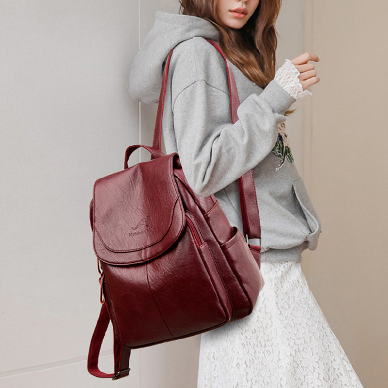 Kadınlar için Vintage Yumuşak  - Genuine Leather Backpack incelemesi ve fiyatı
