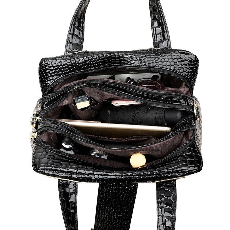 Lüks Timsah Desenli El Çantası - Luxury Zipper Bags incelemesi ve fiyatı