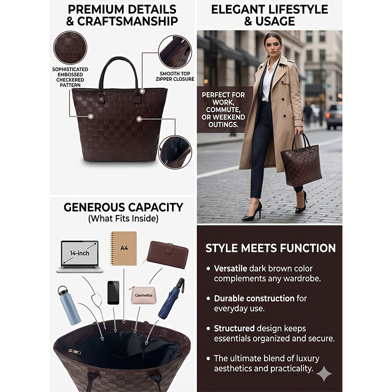 Hafif Lüks Koyu Kahverengi Kap - Luxury Bags Reseller incelemesi ve fiyatı