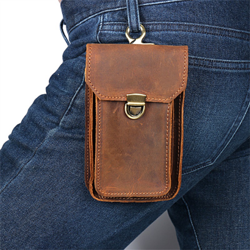 Yeni model erkek bel çantası,  - Genuine Leather Backpack incelemesi ve fiyatı