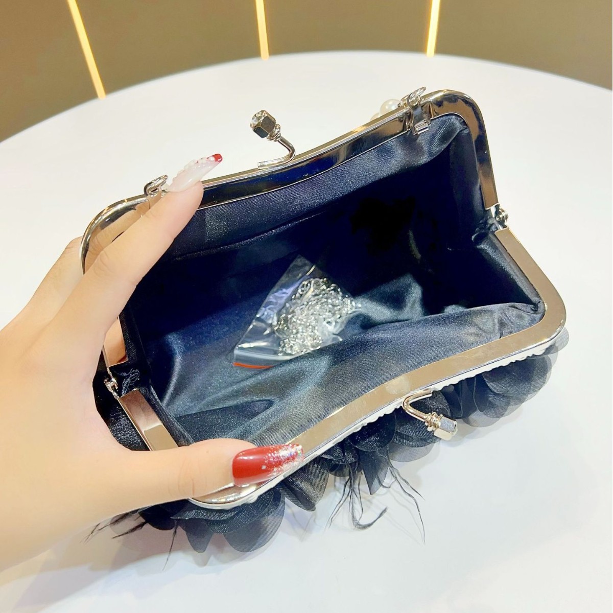 2025 Yeni Lüks 3D Çiçek Püskül - Luxury Bags News incelemesi ve fiyatı