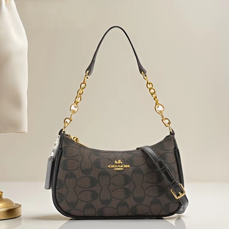 Kadın Zincir Çantaları Pvc Geo - Luxury Bags Coach incelemesi ve fiyatı