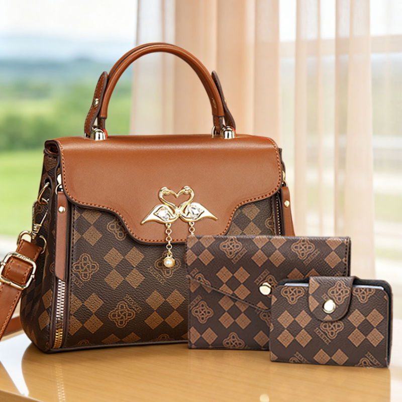 3 parçalı kadın çanta seti, ha - Luxury Zipper Bags incelemesi ve fiyatı