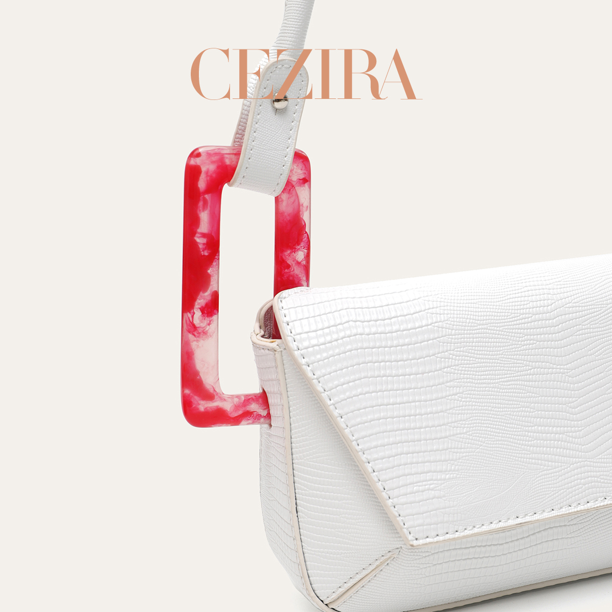 CR Büyük Kare Tokalı Pileli Do - Luxury Bags Vegan Leather incelemesi ve fiyatı