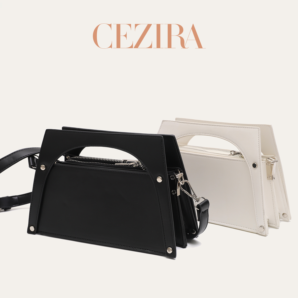 CR Lüks PU Vegan Deri Üstten S - Luxury Bags Vegan Leather incelemesi ve fiyatı